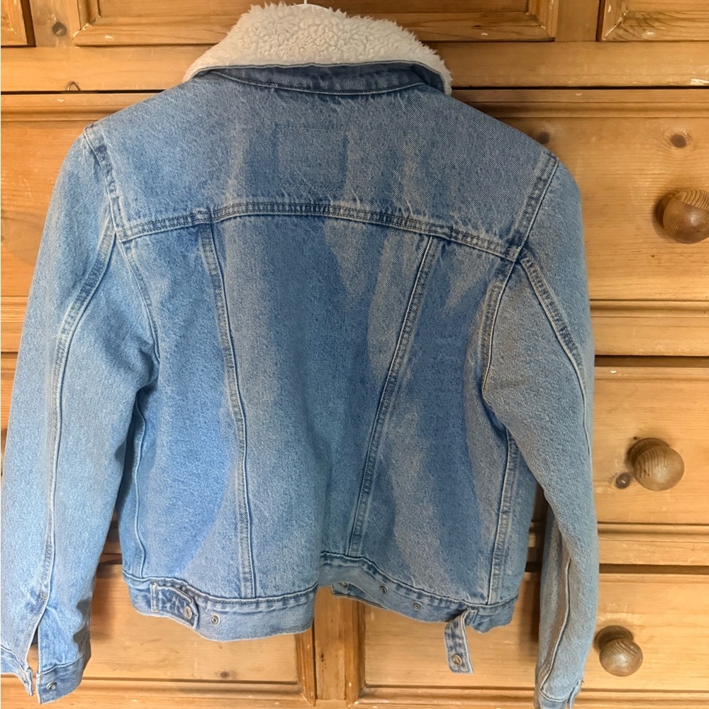 Levi's Cream Shearling Lined Jacket - image 3